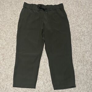 lululemon athletica Olive Green Cropped Joggers